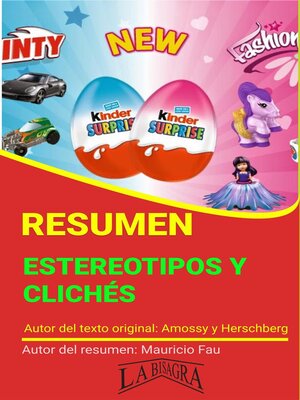 cover image of Resumen de Estereotipos y Clichés